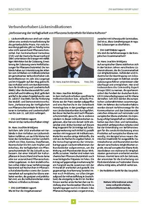 ZVG Gartenbau Report, Ausgabe 9 2017