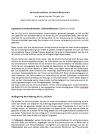 Ergebnisse im Verbundvorhaben Lückenindikationen (Stand Juni 2018)
